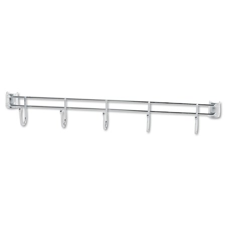 ALERA Hook Bars For Wire Shelving, 24"W x H, Silver ALESW59HB424SR
